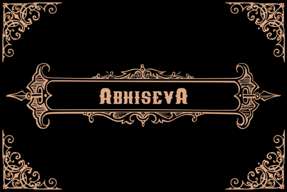 Abhiseva: A Vintage Serif Font for Modern Branding