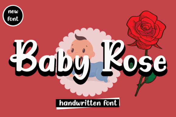 Baby Rose: A Playful Display Font for Your Brand