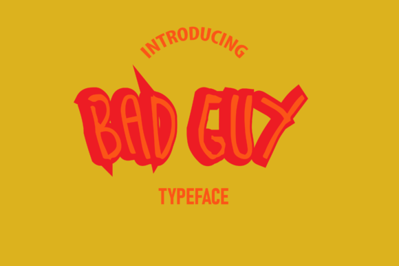 Bad Guy: A Vintage Display Font for Web Design