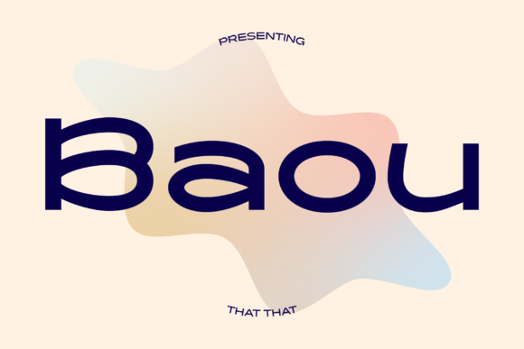 Baou: A Bold Display Font for Crafters and Makers