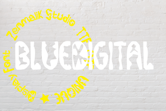 BlueDigital: The Display Font for Bold Campaigns