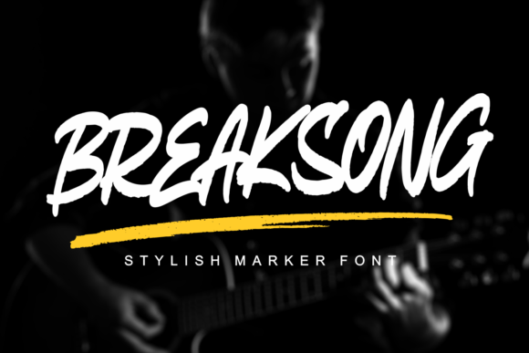 Breaksong: A Stylish Display Font for Web Design