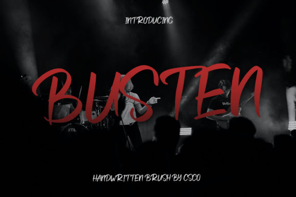 Busten: The Bold Display Font for Crafters