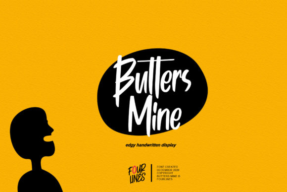 Butters Mine: An Edgy Display Font for Web Design