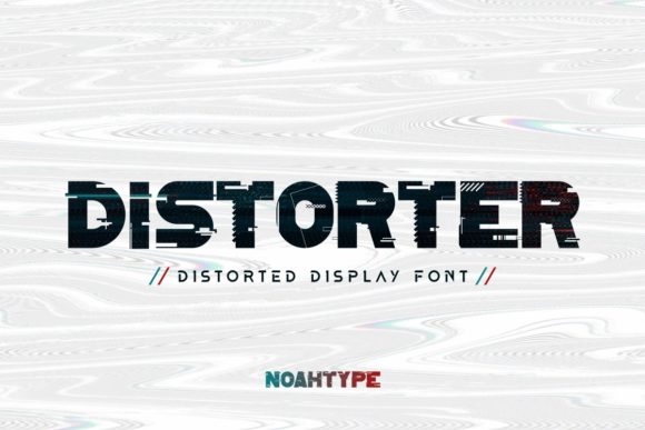 Distorter: A Bold Display Font for Marketers