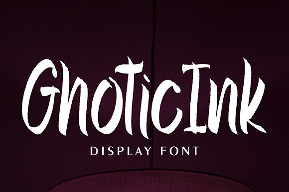 Ghotic Ink: A Bold Display Font for Campaigns