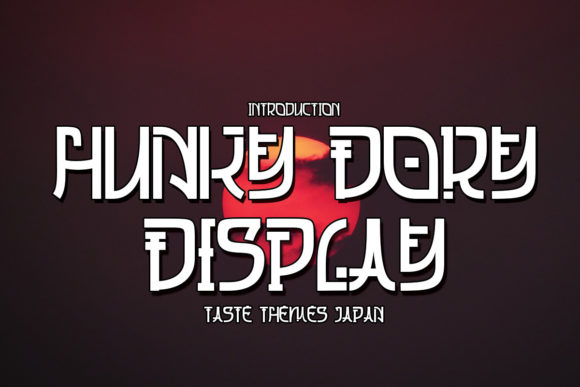 Hungky Dory: A Bold Japanese Display Font for Web Design
