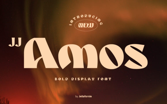 JJ Amos: A Bold Display Font for Your Brand