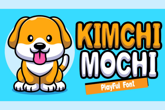 Kimchi Mochi: A Cute Display Font for Web Design