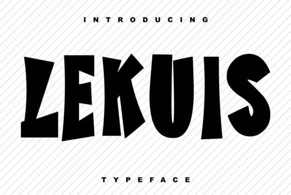 Lekuis: A Bold Display Font for Memorable Branding