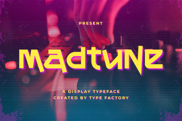 Madtune: A Futuristic Display Font for Modern Web Design