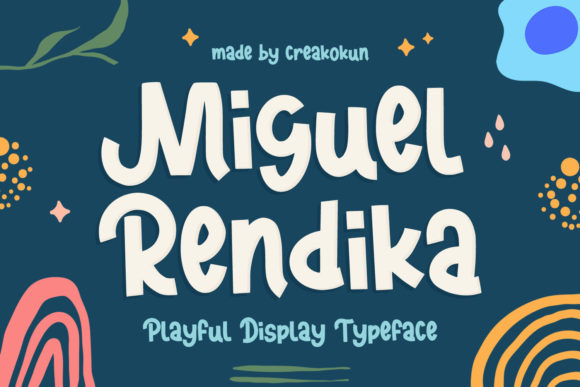 Miguel Rendika: A Bold Display Font for Editorial Design