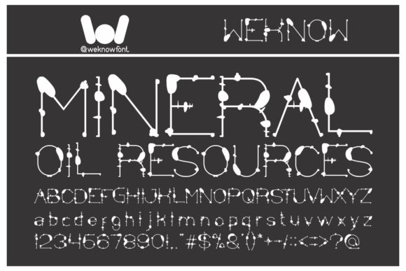 Mineral Oil Resources: A Quirky Display Font for Editors