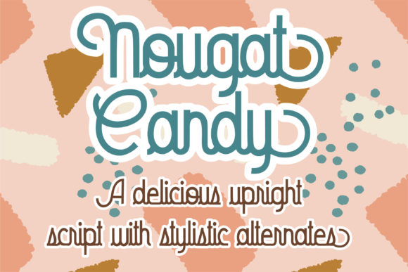 Nougat Candy: A Stylish Display Font for Editorial Design