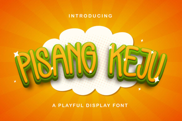 Pisang Keju: A Playful Display Font for Your Brand