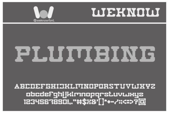 Plumbing: A Bold Display Font Review for Real Projects