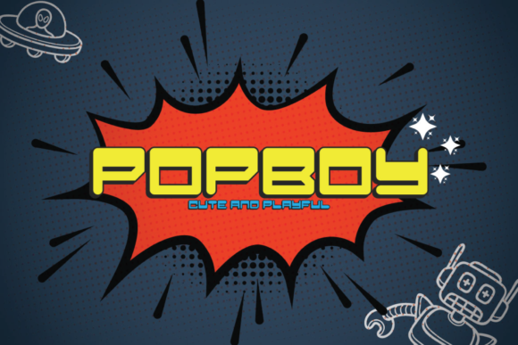 Pop Boy: A Playful Display Font for Web Design