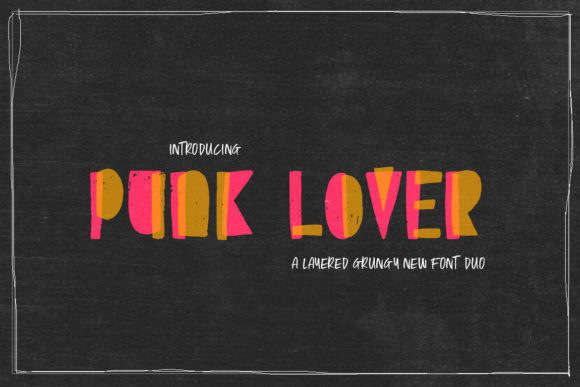 Punk Lover: The Ultimate Display Font for Bold Campaigns