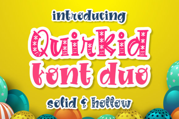 Quirkid: The Playful Display Font for Your Brand