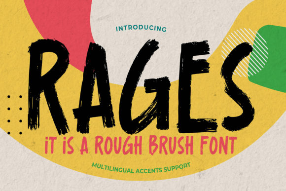 Rages: A Modern Display Font for Bold Branding