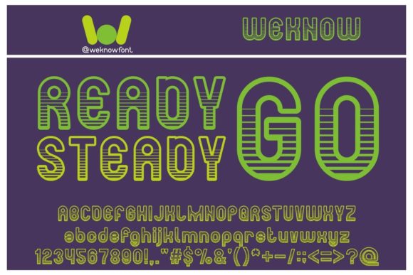 Ready Steady Go: A Unique Display Font Review