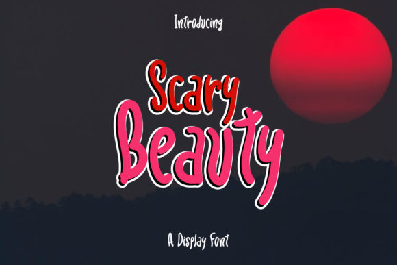 Scary Beauty: A Whimsical Display Font for Small Business