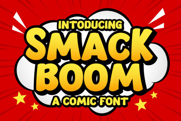 Smack Boom: A Playful Display Font for Web Design