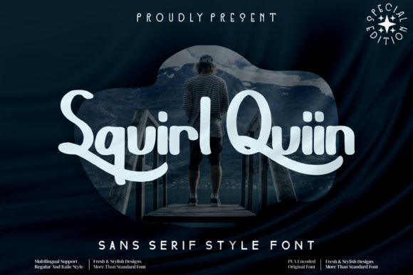 Squirl Quiin: The Perfect Display Font for Crafters