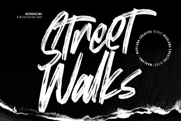 Street Walks: A Brushed Display Font Review for Branding