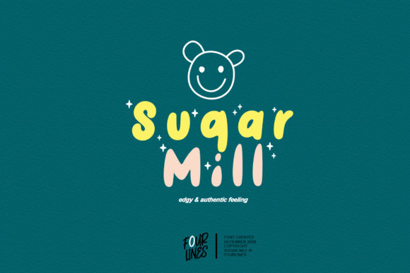 Sugar Mill: A Friendly Display Font for Web Design
