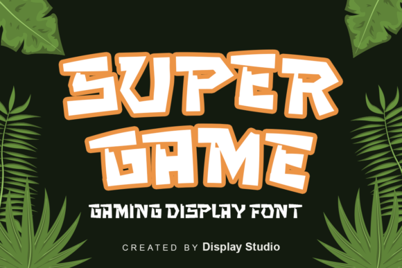 Super Game: The Bold Display Font for Your Brand