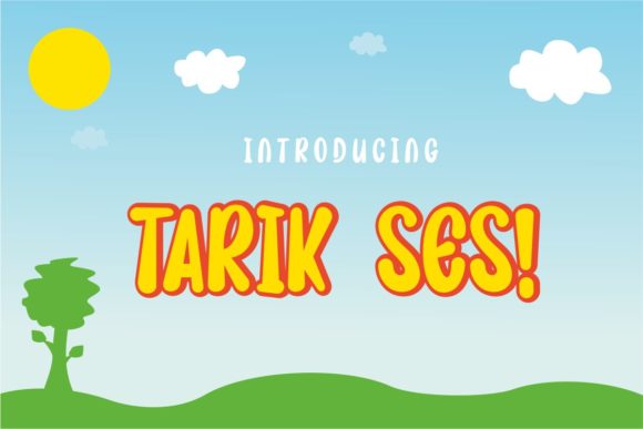 Tarik Ses: A Unique Display Font for Campaigns