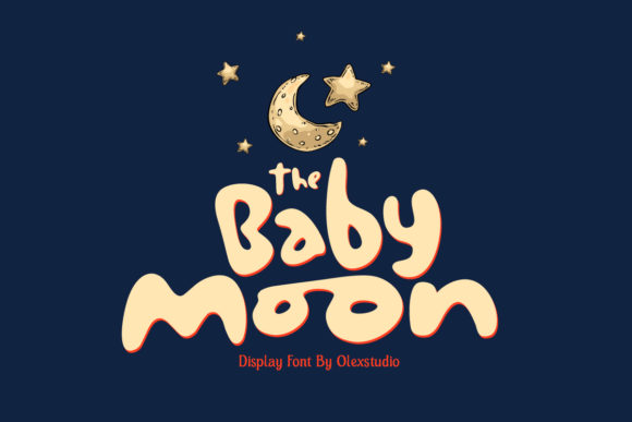 The Baby Moon: A Sweet Display Font for Business