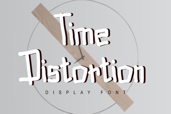 Time Distortion: A Bold Display Font for Campaigns