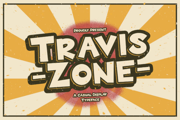 Travis Zone: A Playful Display Font for Web Design