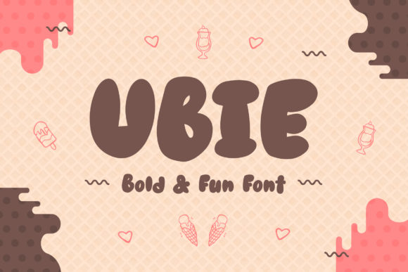 Ubie: A Chunky Display Font for Web Design