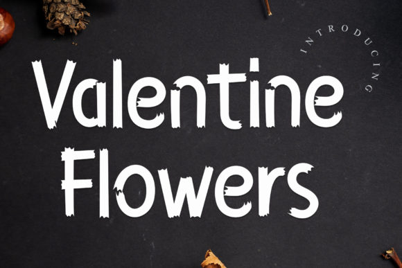 Valentine Flowers: A Premium Display Font for Marketers