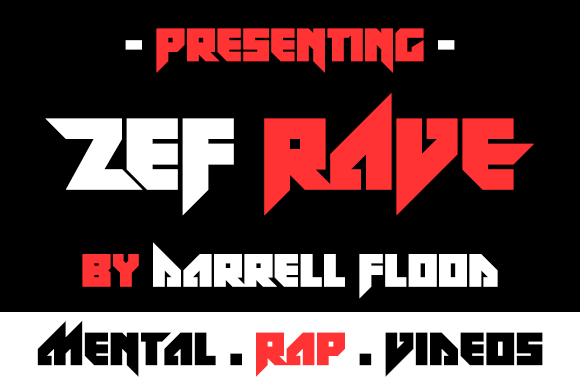 Zef Rave: A Sci-Fi Display Font for Makers